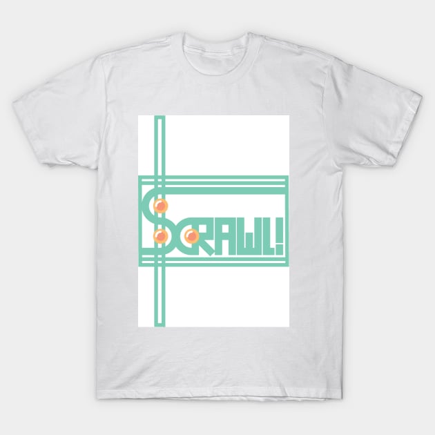 scrawl! T-Shirt by Pebll